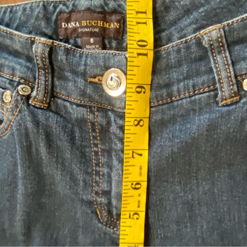 Dana Buchman Dark Blue Bootcut Womens Jeans Sz 6 - Picture 6 of 8